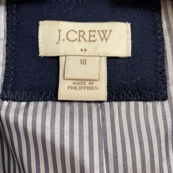 J Crew 2 button classic navy wool blazer - Picture 2 of 6